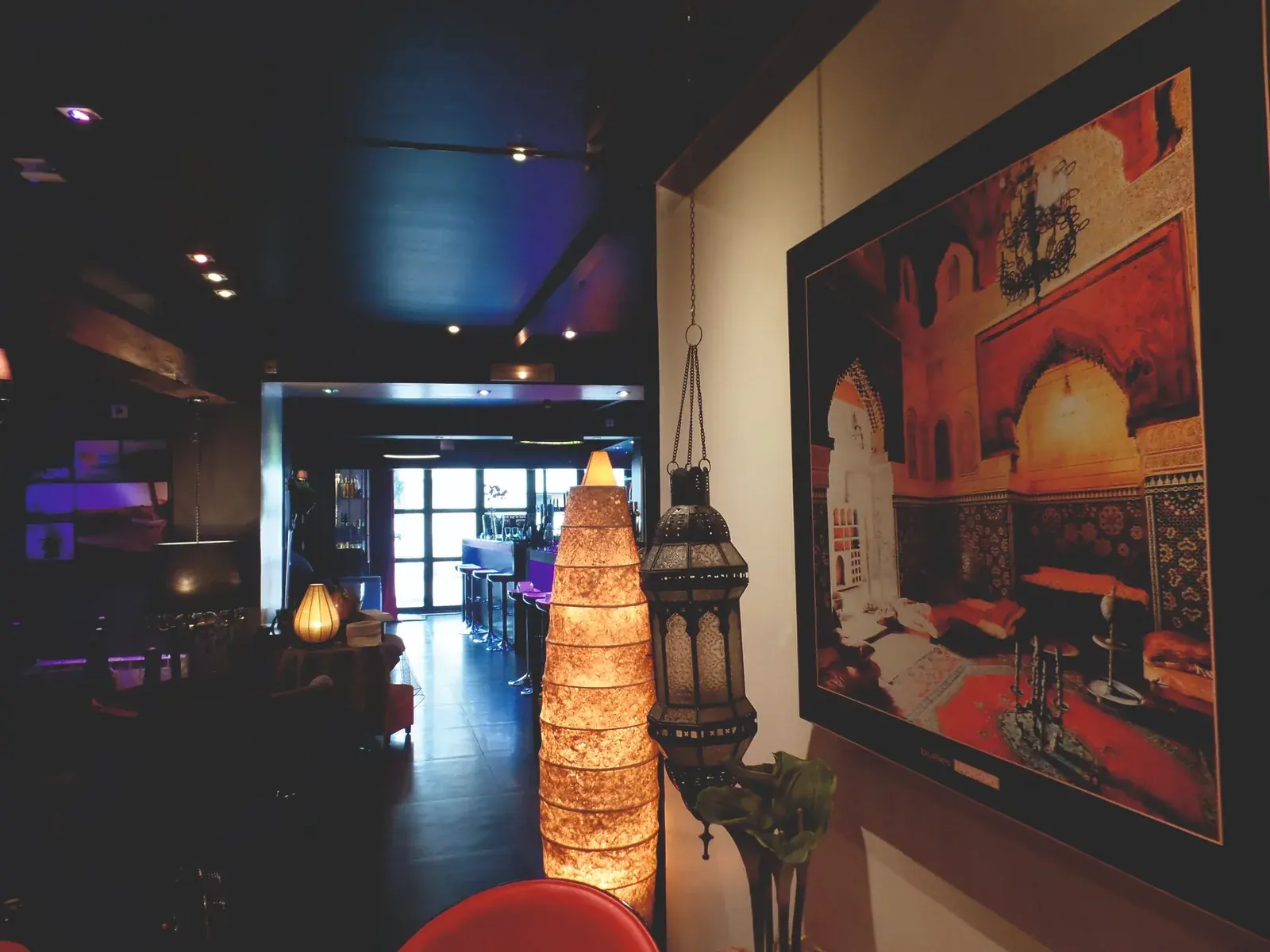Intérieur lounge du Bulles Bazar